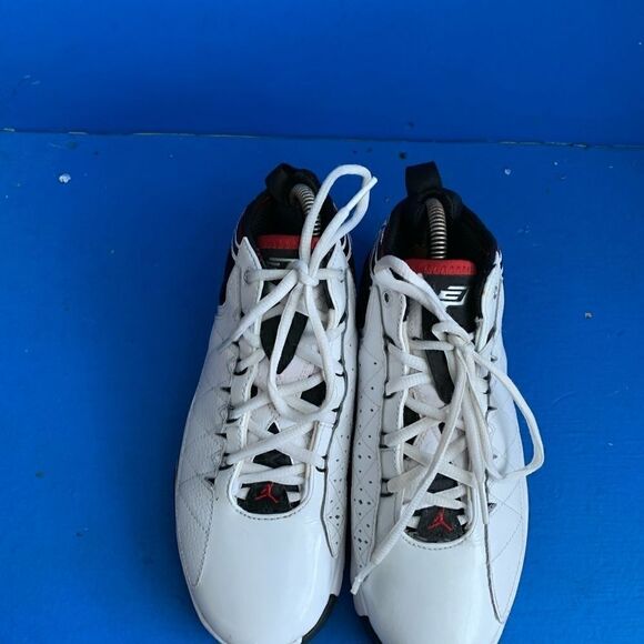 Nike Air Jordan CP3.II Men's Size 4.5Y White Varsity Red Black 342944-164 Chris - Picture 3 of 8